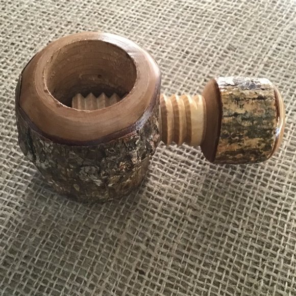 New Wooden Rustic Nut Cracker - Picture 1 of 4